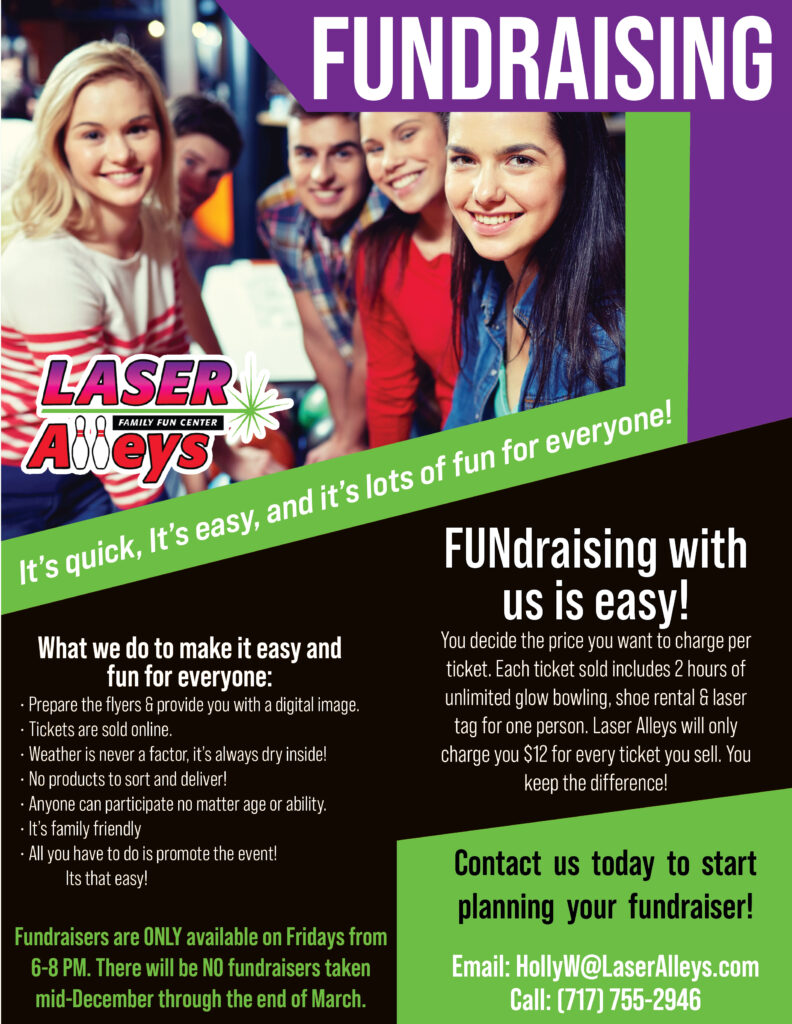 FUNdraisers at Laser Alleys Family Fun Center